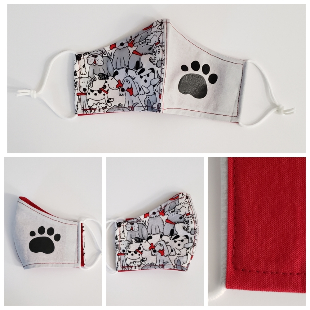 Kid's Face Mask - Pawprints! 🐾